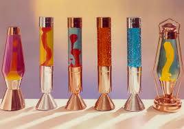 Create a calming oasis with a lava lamp.